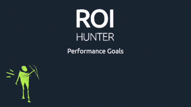 Performance Goals in ROI Hunter