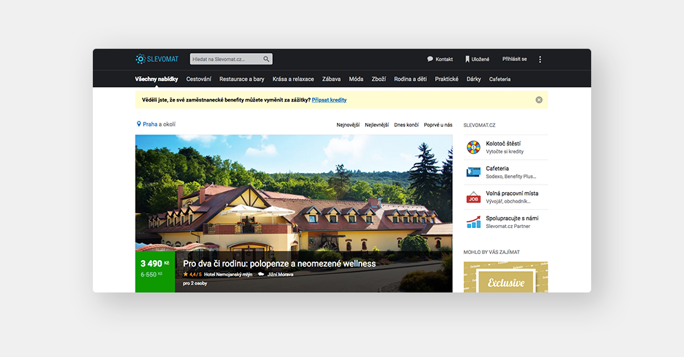Slevomat Personalising ads based on CRM data!